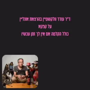 ד"ר עודד וולקשטיין על גזר הדין, קפקא ויחסים מסוכנים